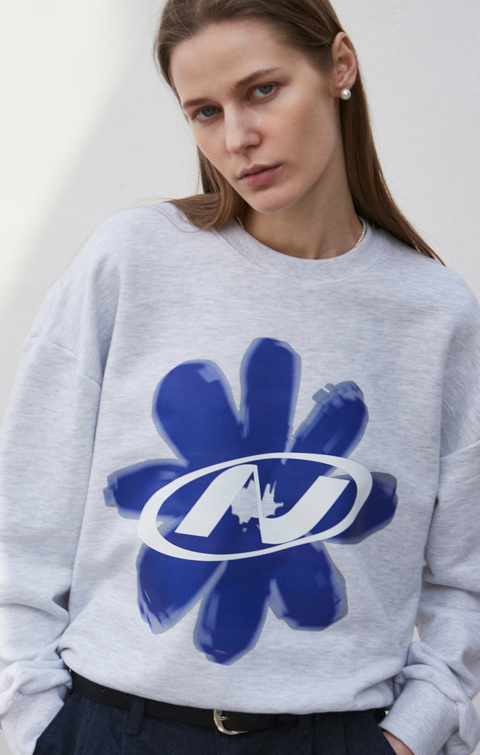 (PRE-ORDER) NICK NICOLE NEON HIP FLOWER SWEATSHIRT