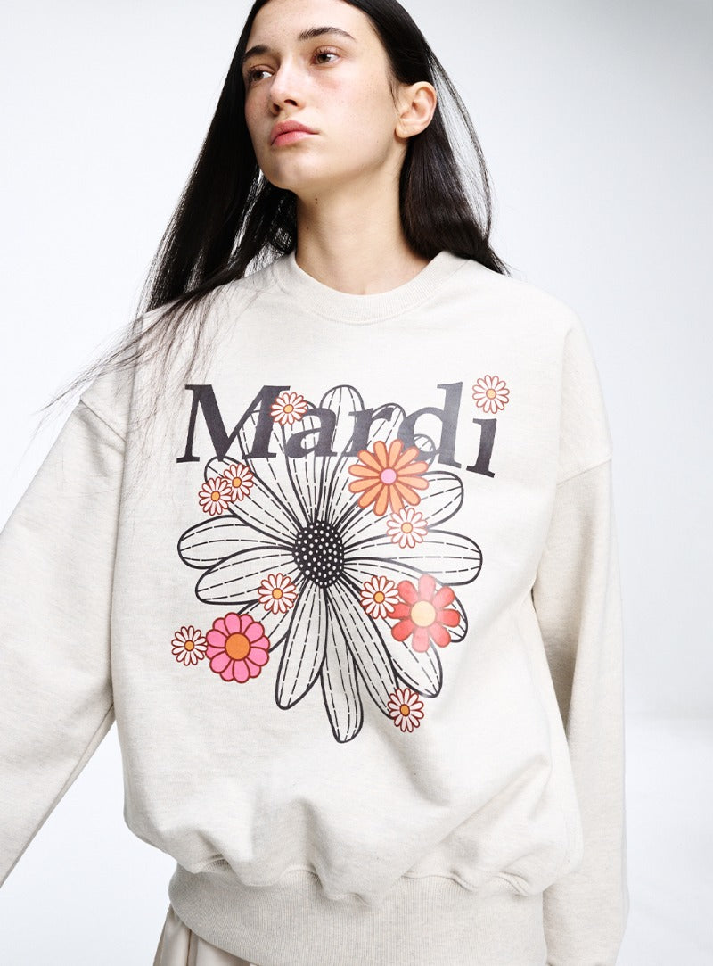 (PRE-ORDER) MARDI SWEATSHIRT FLOWERMARDI BLOSSOM