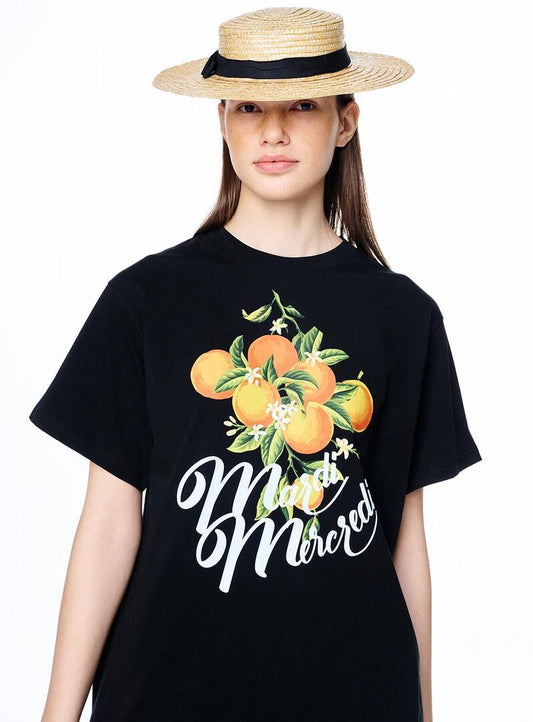 (PRE-ORDER) MARDI T-SHIRT ORANGE BRANCHE